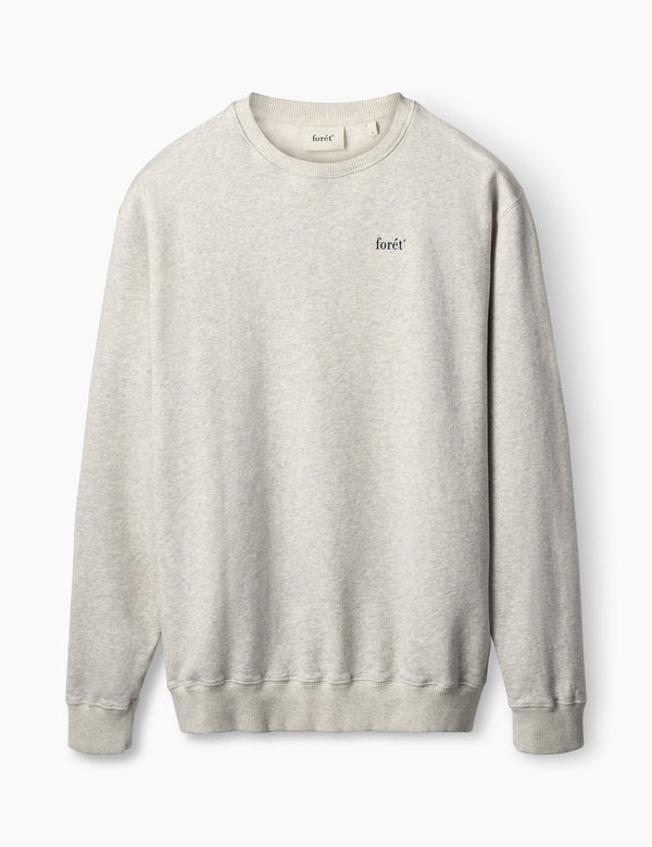 STILL SWEATSHIRT - SNOW MELANGE BLUE