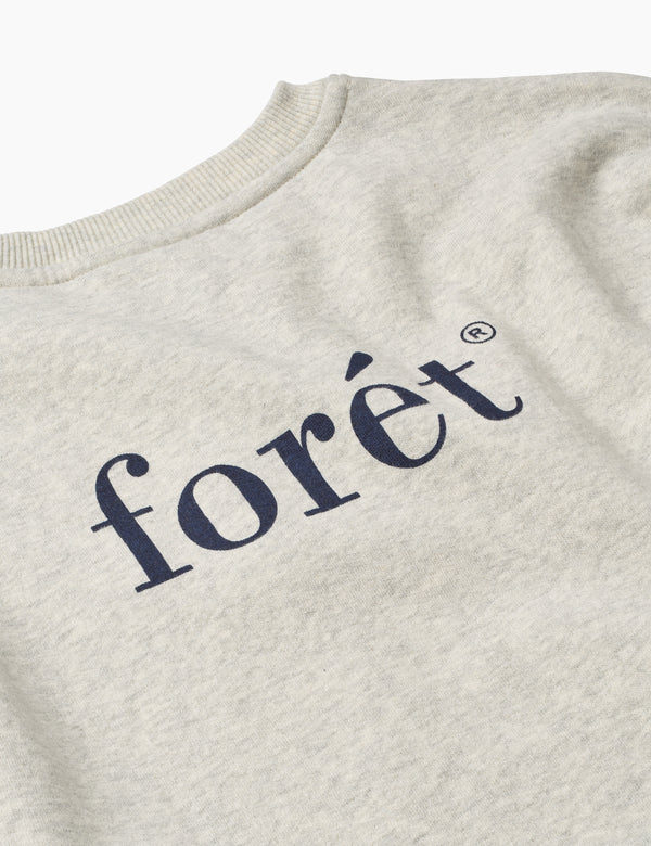 STILL SWEATSHIRT - SNOW MELANGE BLUE