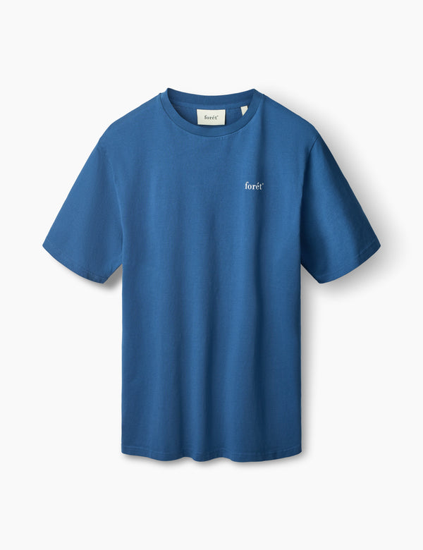 STILL T-SHIRT - BLUE WHITE