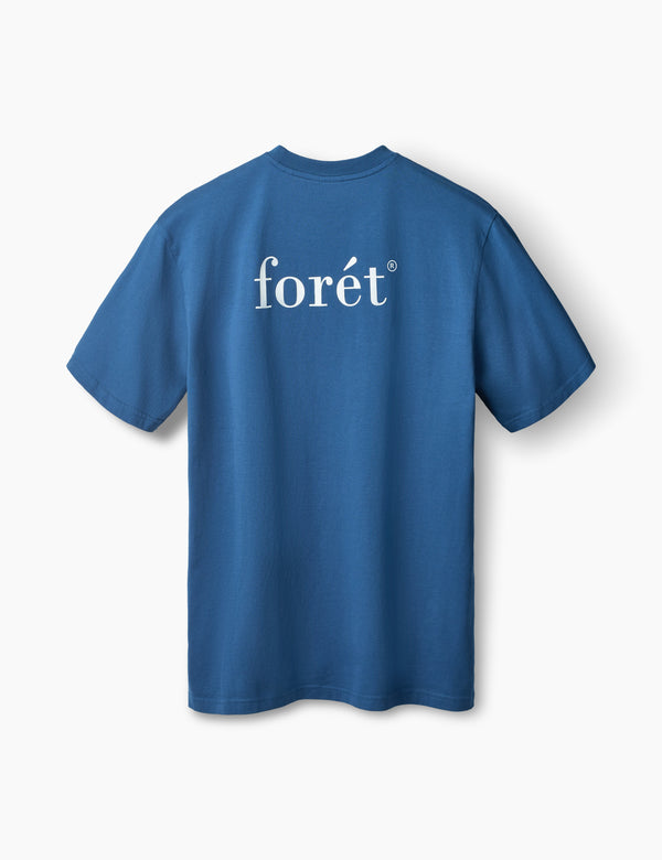 STILL T-SHIRT - BLUE WHITE