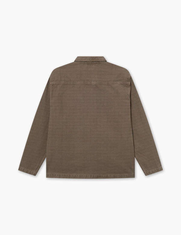 VALLEY UNCONSTRUCTED BLAZER - COLD BROWN