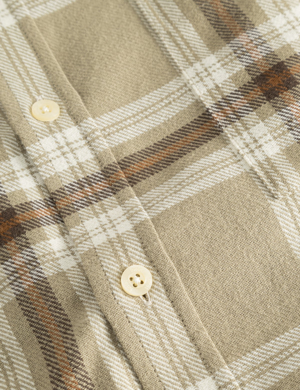 HORNET FLANNEL SHIRT - VINTAGE KHAKI