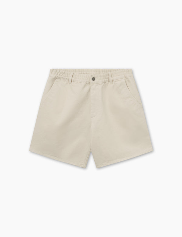 CLAY TWILL SHORTS - UNDYED