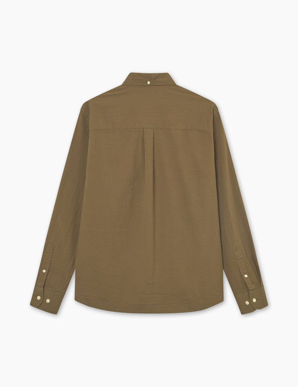 HORNET SEERSUCKER SHIRT - ARMY