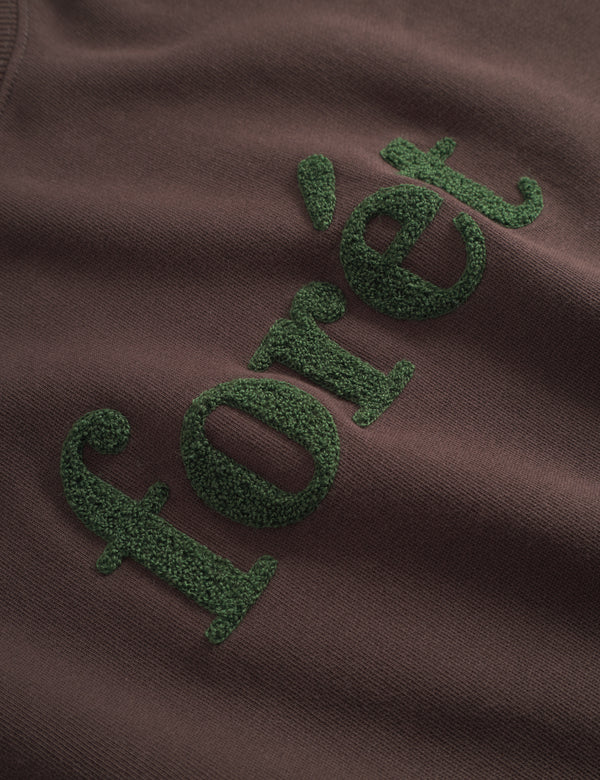 SPRUCE SWEATSHIRT - DARK BROWN/GREEN