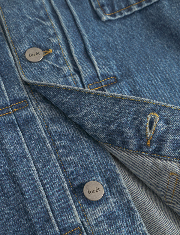 HAZY DENIM JACKET - VINTAGE BLUE