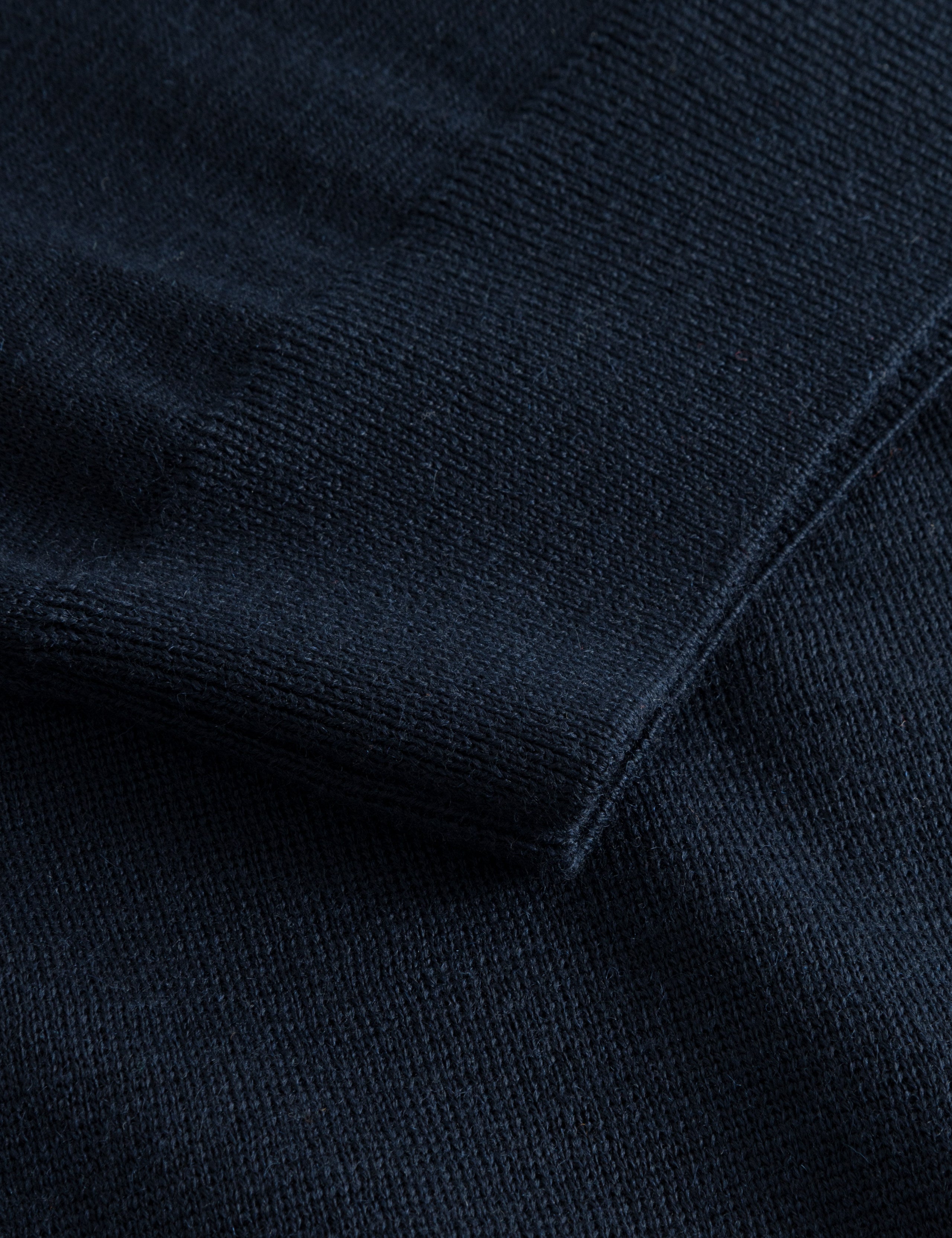 BASE MERINO POLO KNIT - NAVY