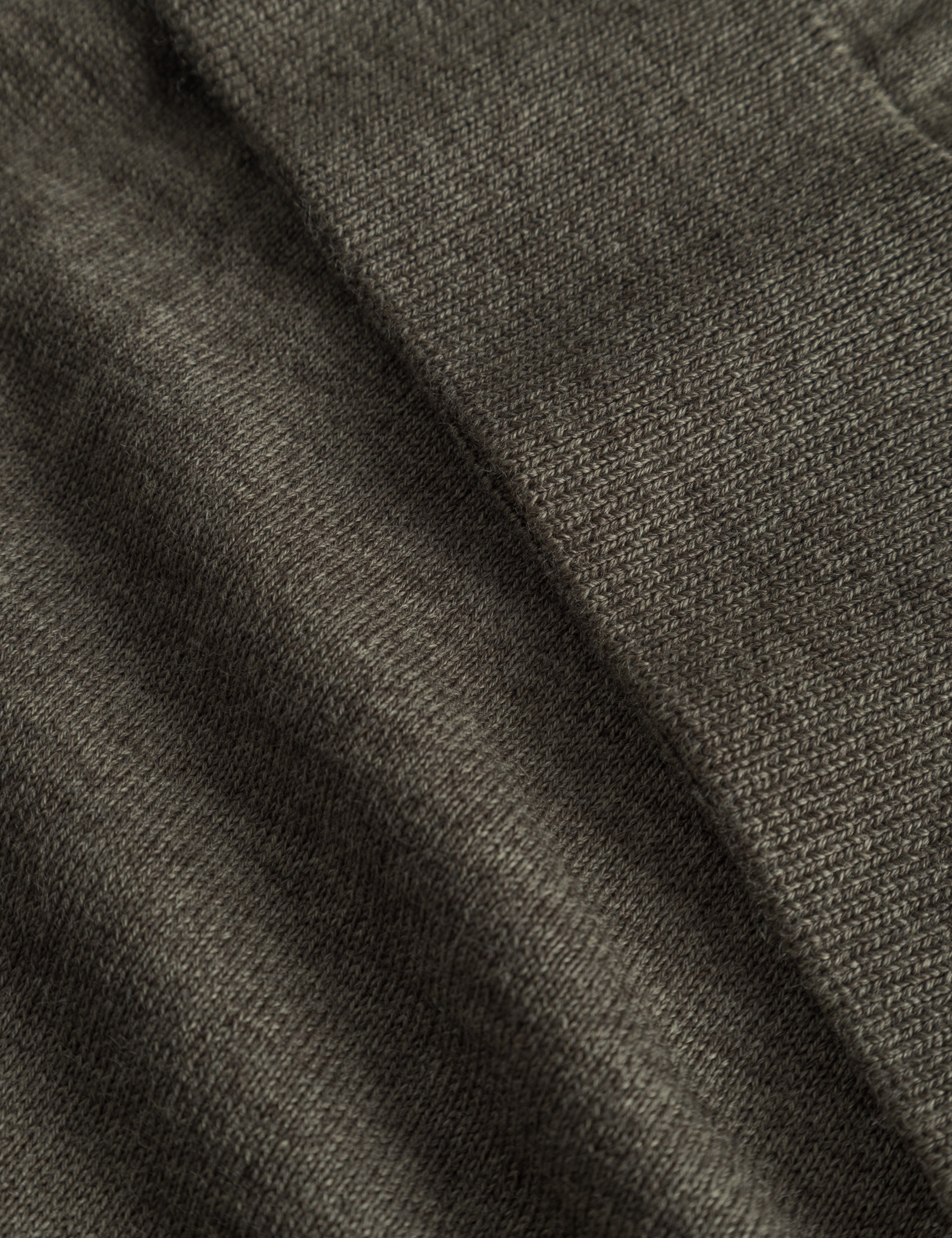 BASE MERINO POLO KNIT - DARK GREY MELANGÉ