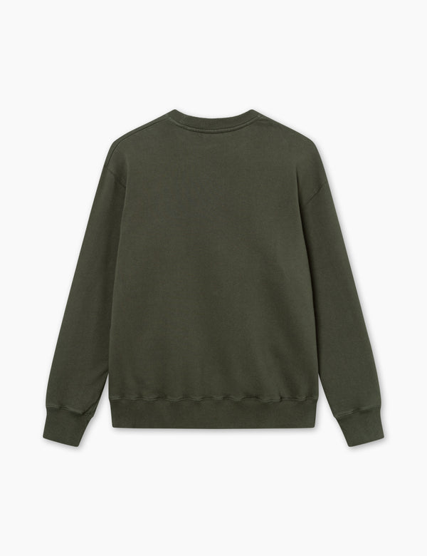 PONDER SWEATSHIRT - DARK MOSS