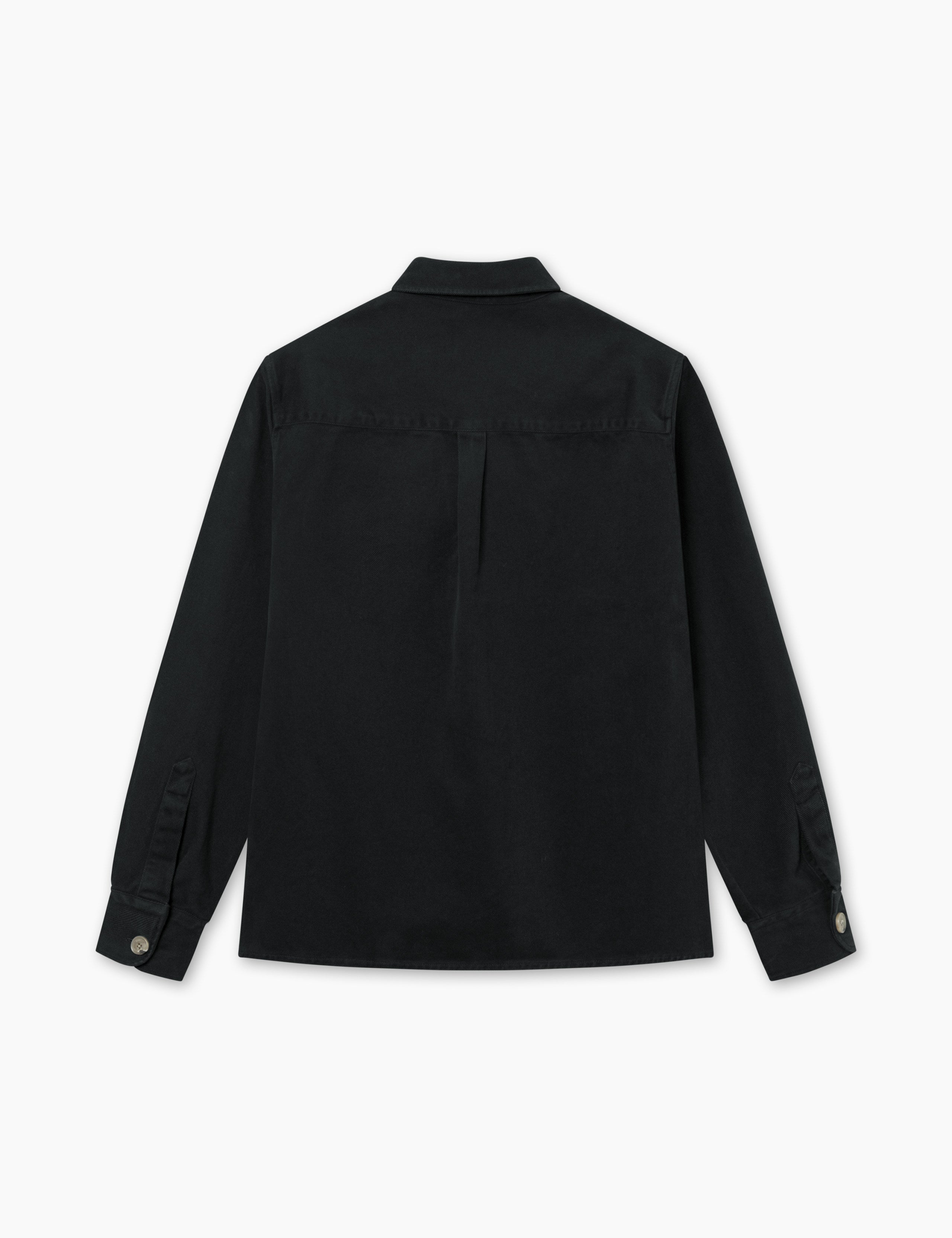 FELLOW TWILL SHIRT - WASHED BLACK