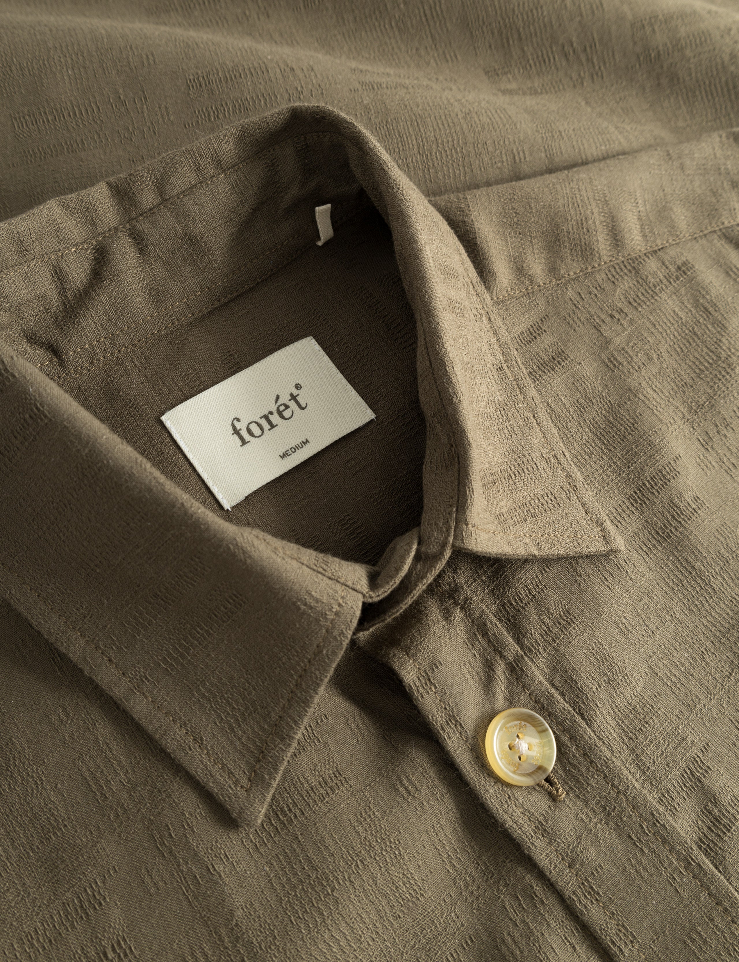 MAP JACQUARD SHIRT - ARMY