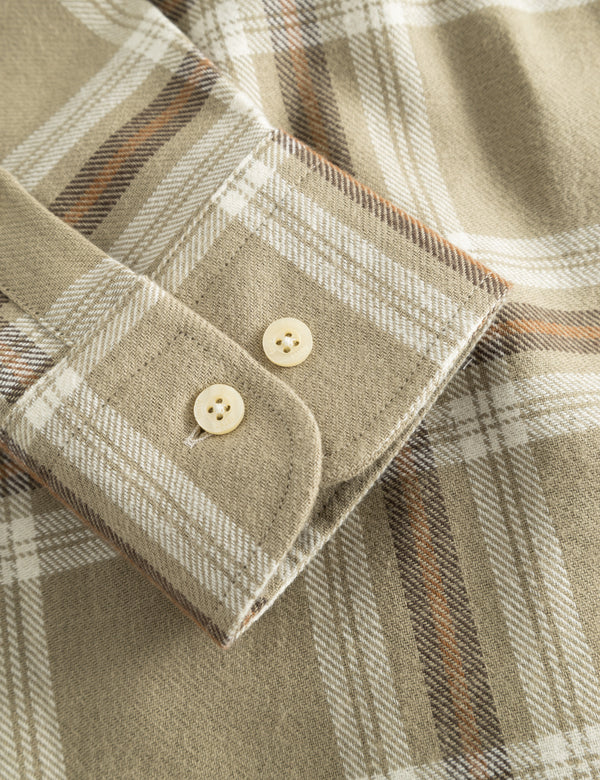 HORNET FLANNEL SHIRT - VINTAGE KHAKI