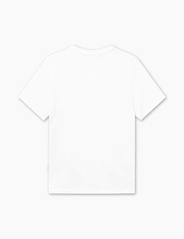 AMBER T-SHIRT - WHITE/BLACK