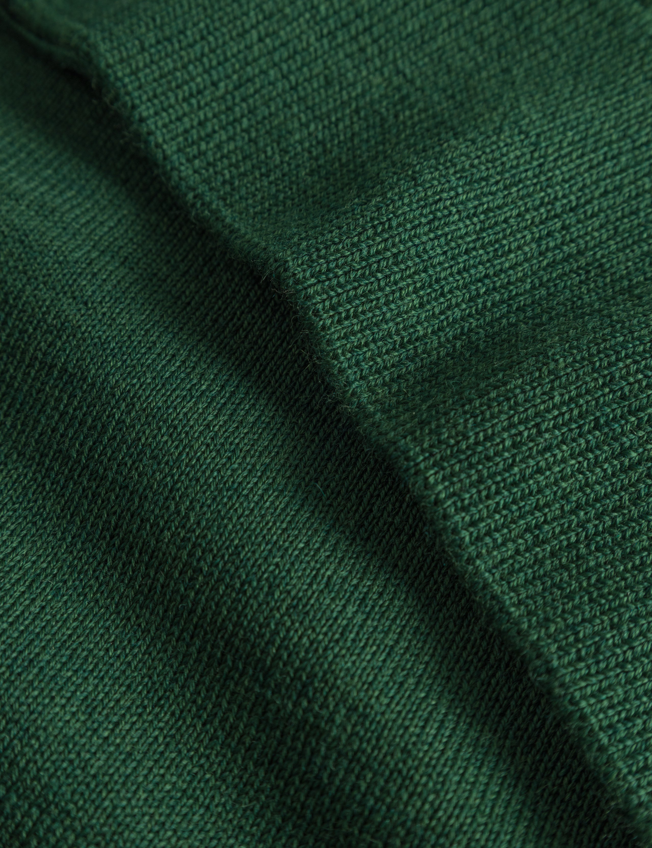 BASE MERINO POLO KNIT - GREEN