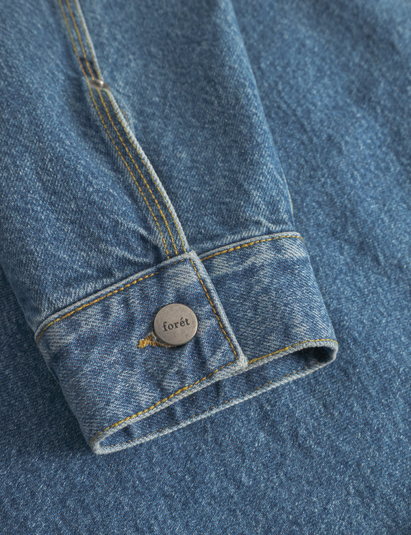 HAZY DENIM JACKET - VINTAGE BLUE