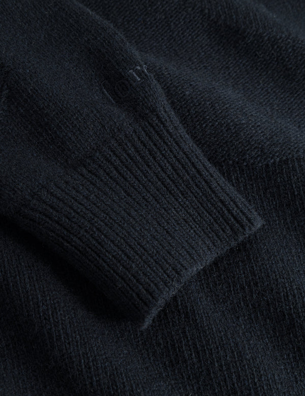 RELAX JACQUARD KNIT - NAVY