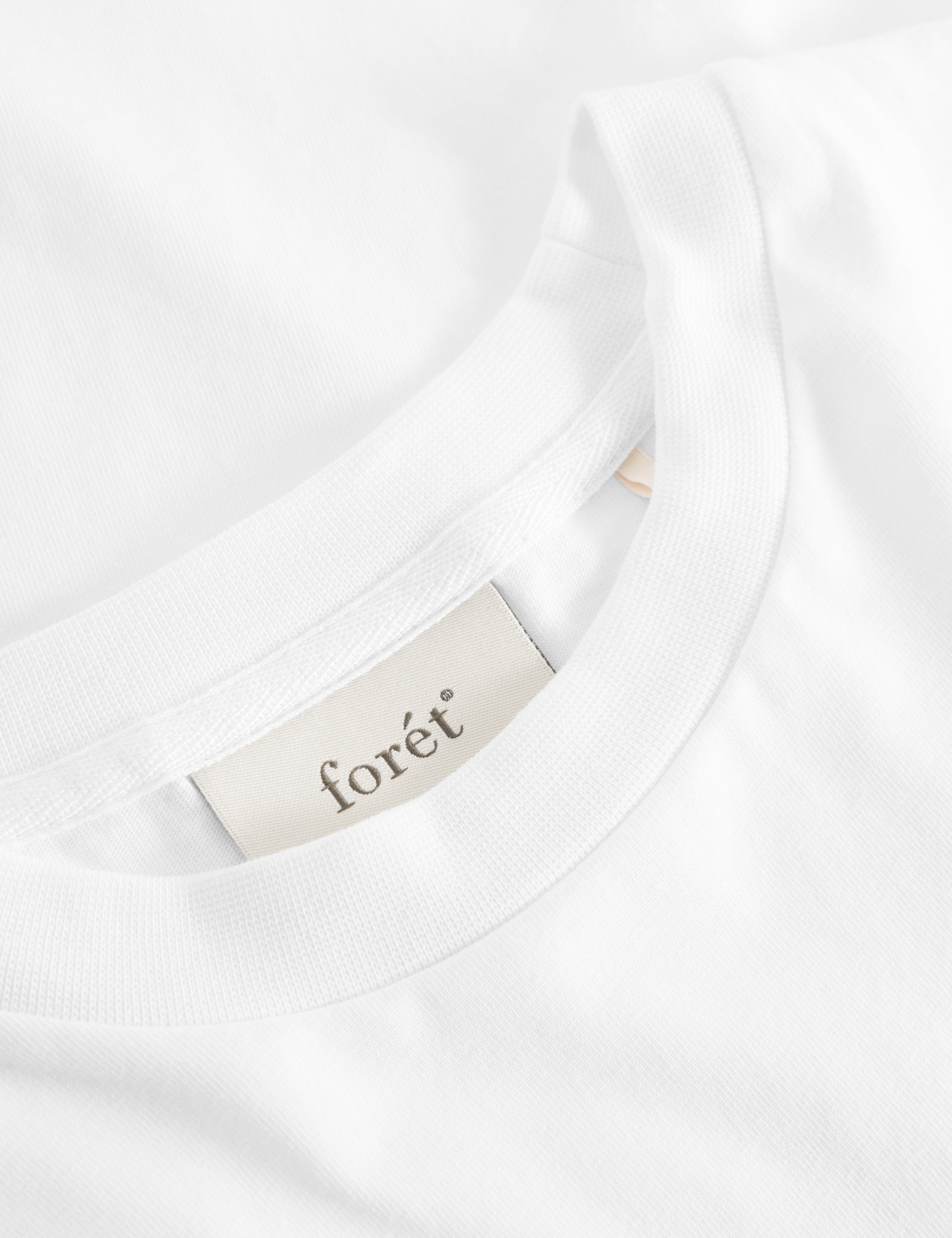 ABODE EMBROIDERY T-SHIRT - WHITE/GREEN