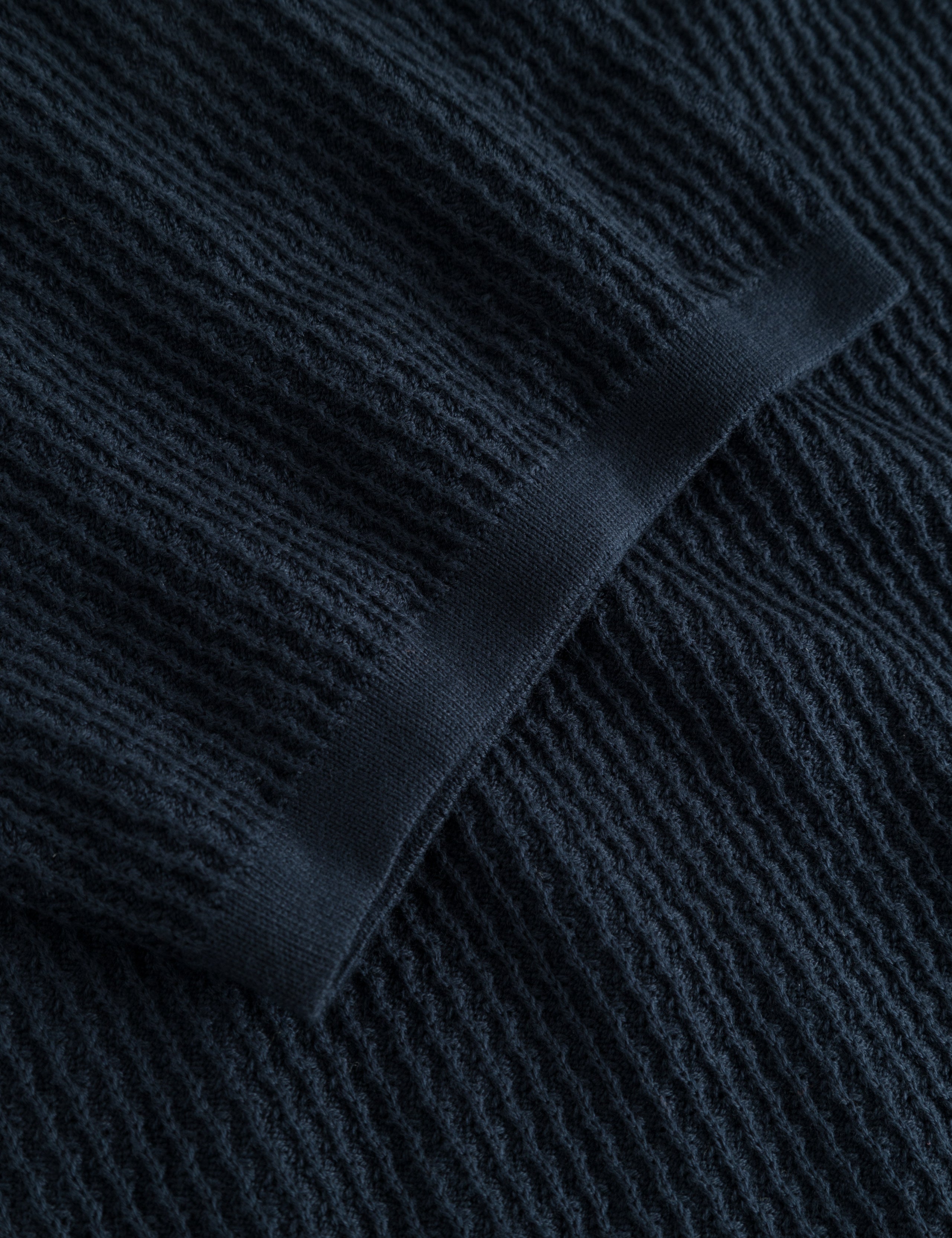 MOMENT HALF ZIP KNIT - NAVY