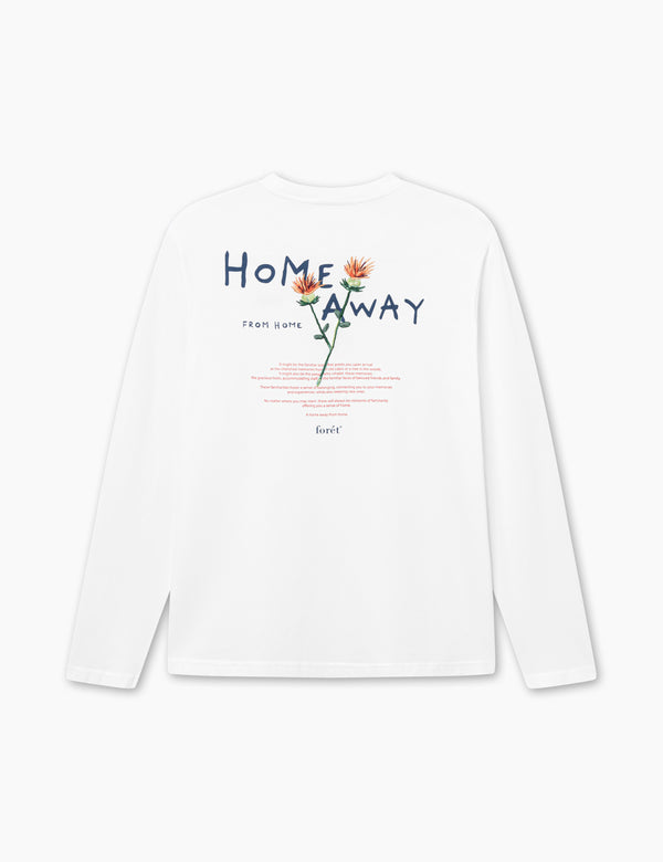 ABODE EMBROIDERY LONGSLEEVE - WHITE