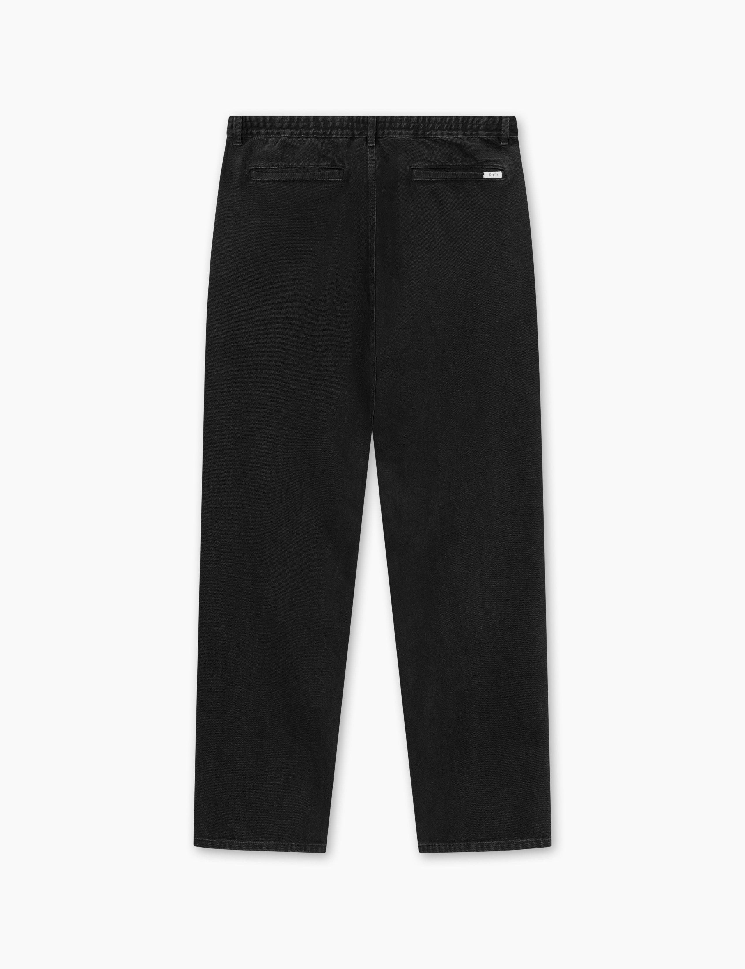 CLAY PANTS - WASHED BLACK DENIM