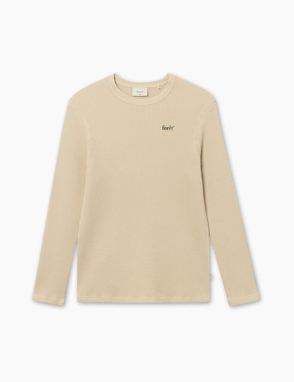 STILL WAFFLE LONGSLEEVE - OAT